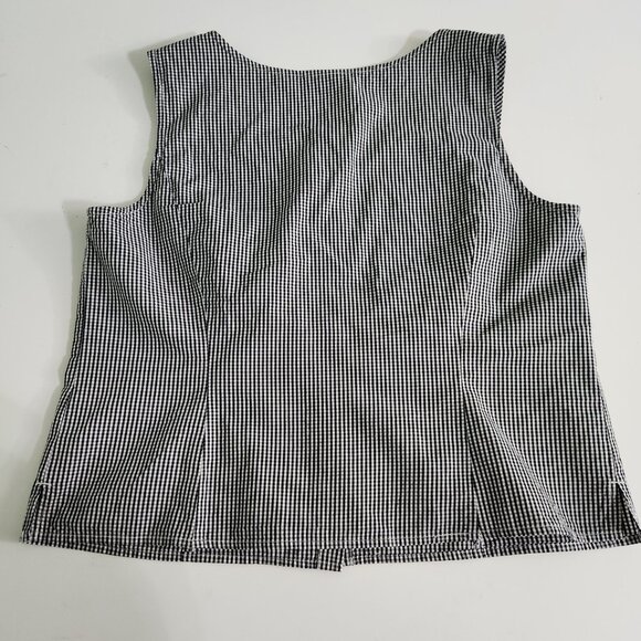 Style and Co Gingham Top - Picture 3 of 3